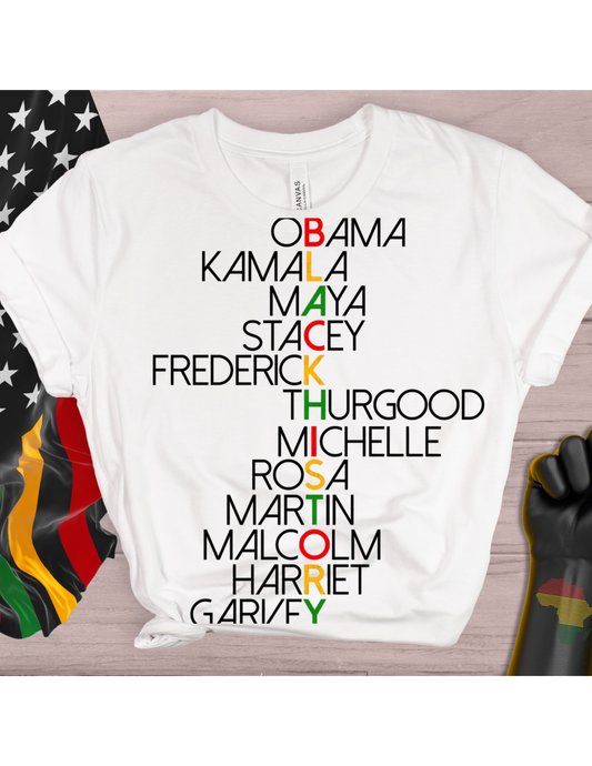 Legends in Black History Tee